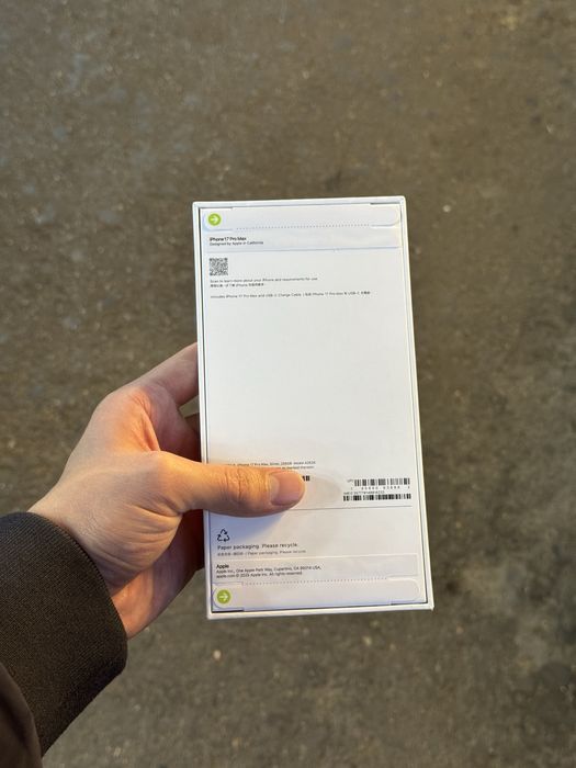 iPhone 17 Pro Max 256gb/100% karobka full