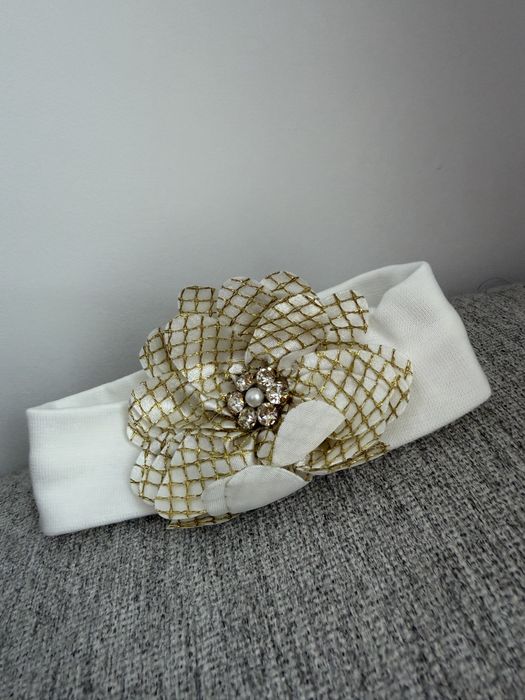 Бебешка официална рокля с дантела и аксесоари