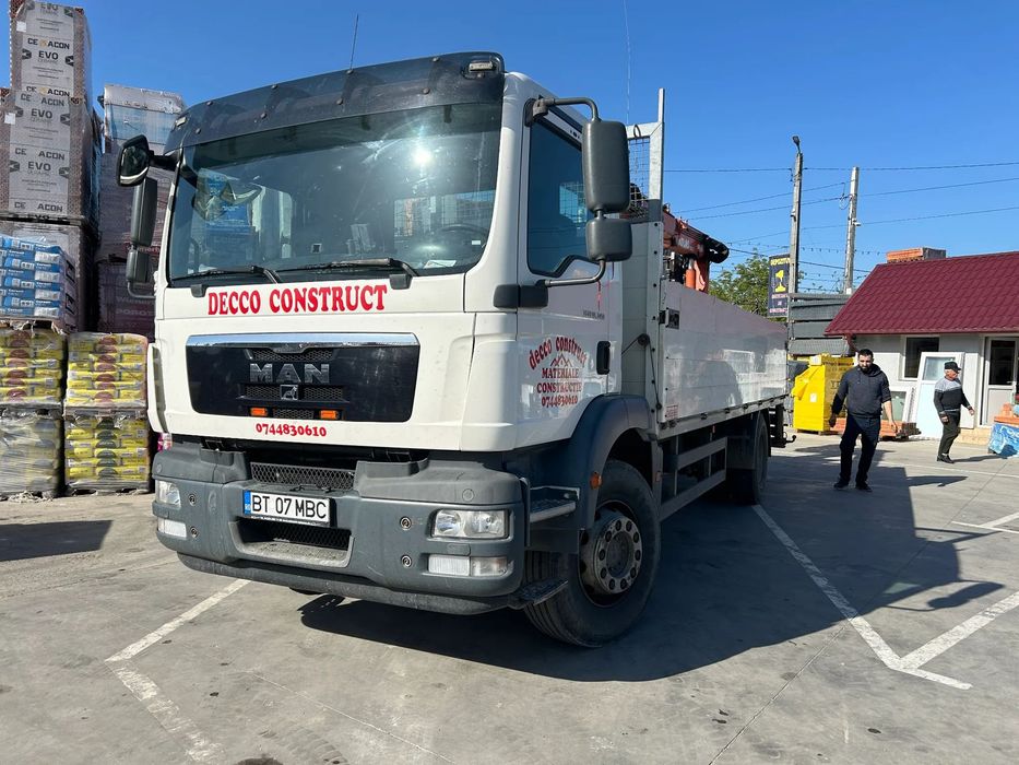 MAN tgm 18.340 camion cu macara