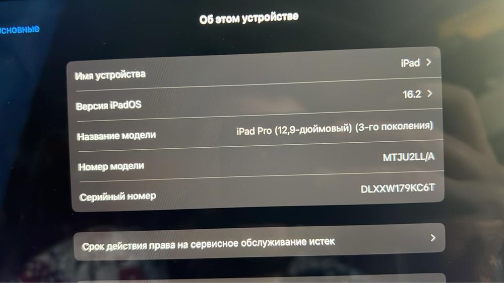 iPad Pro  12,9  1000 гб