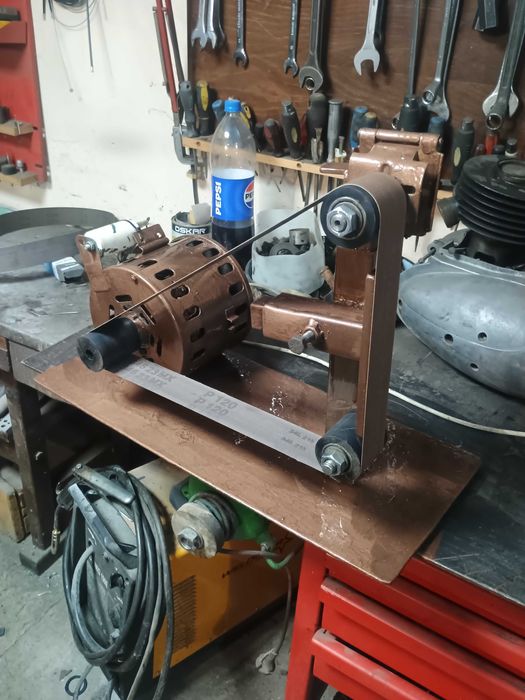 Лентов шлайф. Гриндер