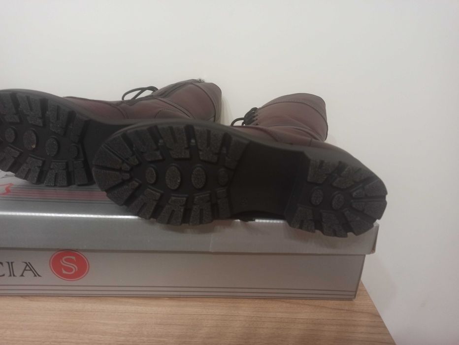 Ботуши естествена кожа 38 номер