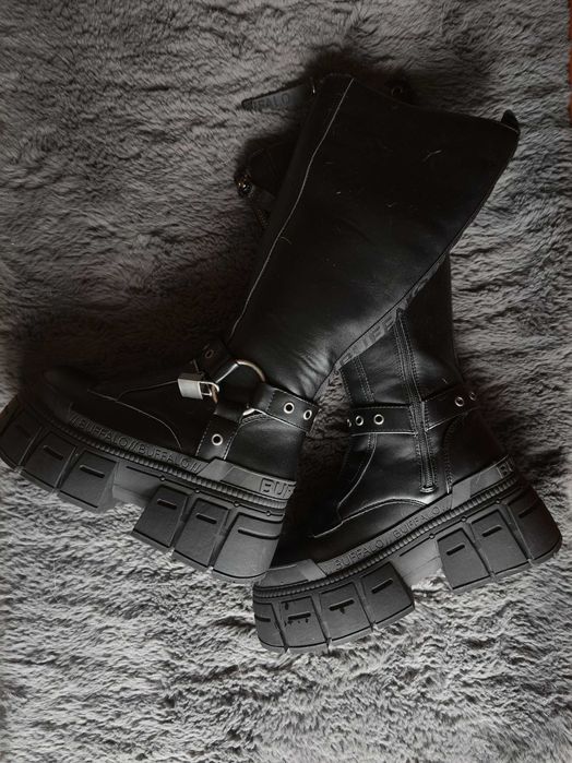 Дамски ботуши Buffalo Gospher Biker Hi нови