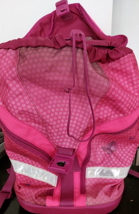 OFERTA Ghiozdan Herlitz , roz cu fluturi, ideal pentru fete!