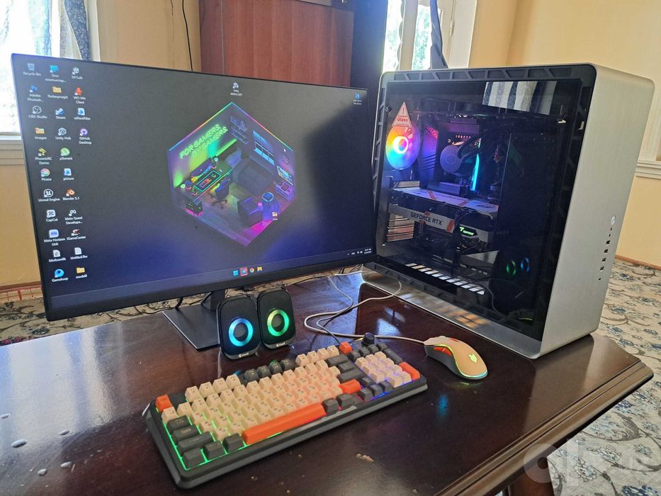Maxsus terilgan PC | i9-14900K | Z790 | RTX3070ti | Redmi monitor 27