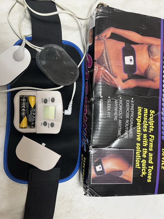 Пояс виброционный Vibre Tone. Пояс массажный Ab Gymnic Unit