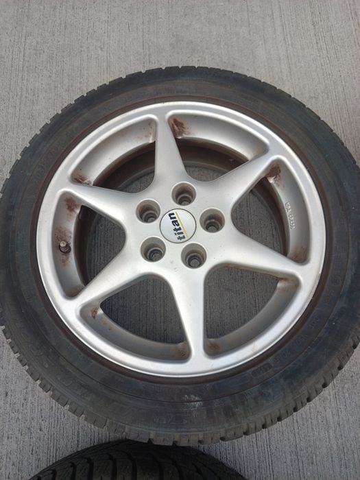 Jante x4 r16 5x112 VW EOS, cauciucuri Debica All Season DOT 24