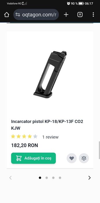 Replica pistol KP-13F TBC Full Auto Metal CO2 KJW
