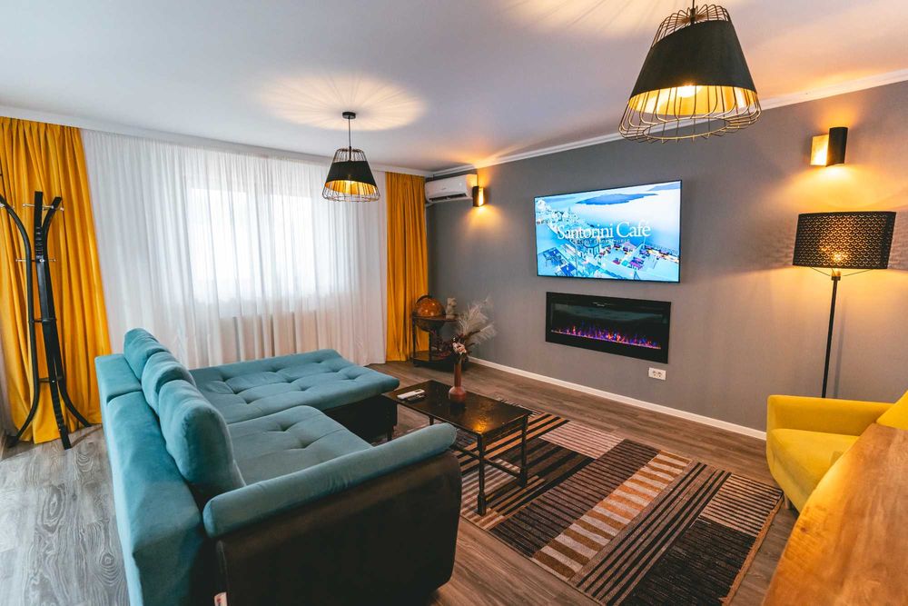 Vilă de lux cu piscină, ciubăr, saună și fire place