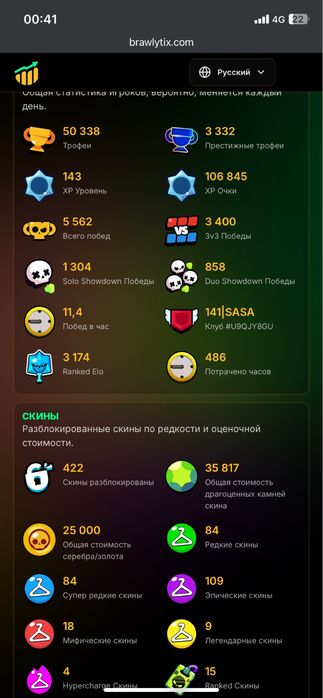 Бравл старс аккк