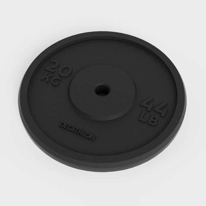 Disc fontă parțial reciclată Bodybuilding - produs resigilat Decathlon