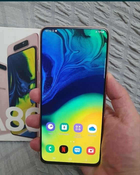 Samsung Galaxy A80 8/128GB Gold Igravoy Original Veitnam Karobka Yaxwi
