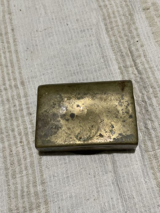 Бронзова Барутница Кутийка