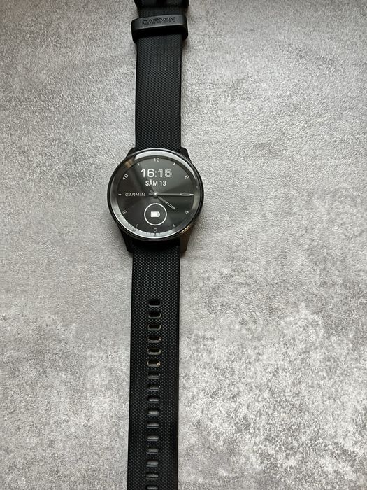 Smartwatch Garmin vivomove Trend, WW, Silicone, Black