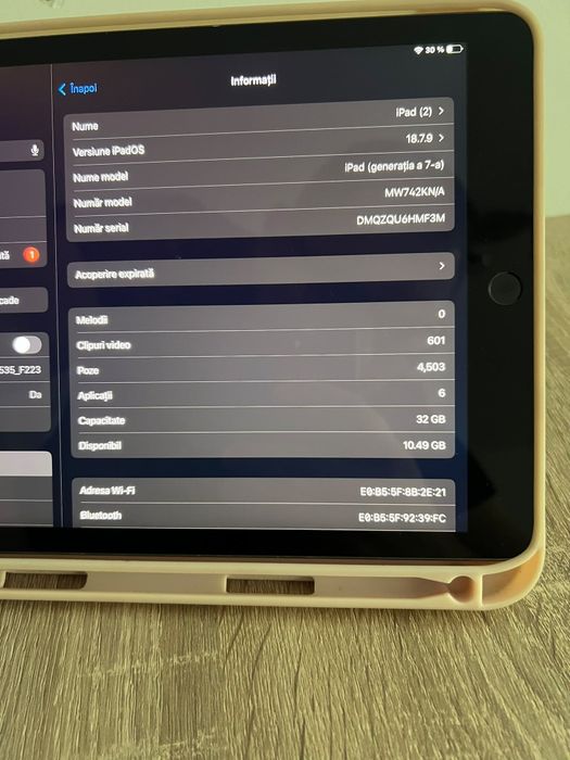 Vand ipad  gen 7 2019
