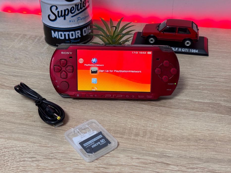 Consola Sony Psp 3003 Red Edition