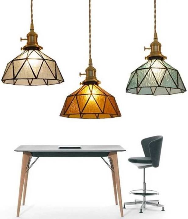 Полилей единичен Vitrage, E27, Amber,Blue или Прозрачно