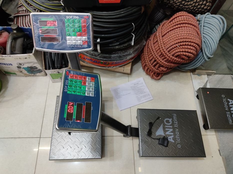 Весы электронные 200 кг тарози тороз