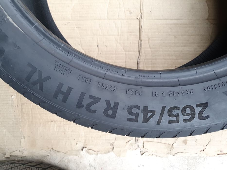 2 Anvelope Vară Continental Contact6  265 45 R21XL  DOT 0220.