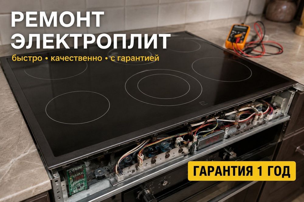 Ремонт электроплит сенсорных плит духовок микроволновок