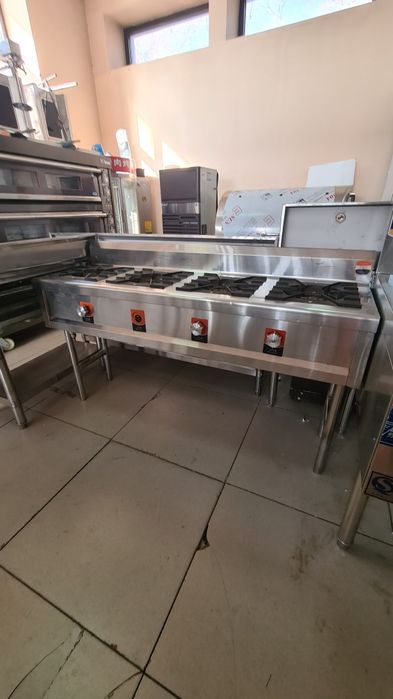 Плита газовая 4 конфорочная