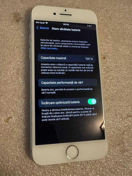 Iphone 7 Alb sau Negru 128 GB baterie Liber de retea