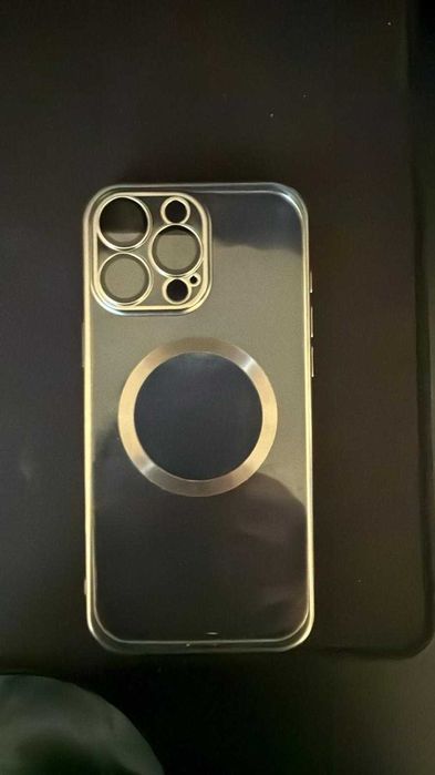 Husă iPhone 16 Pro Max MagSafe Transparentă + Protecție Camere