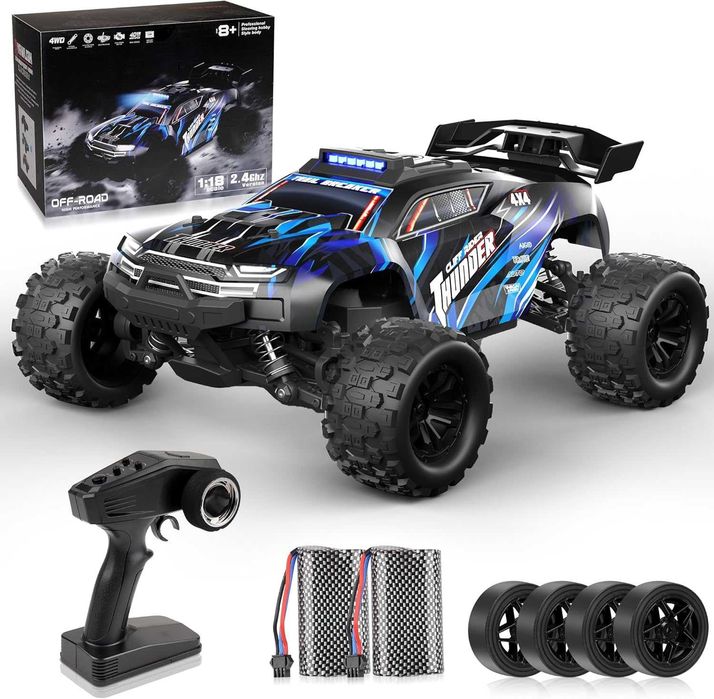 Чисто нова бърза RC Количка с Дистанционно 1:18 40км/ч BAZADER 4WD ...