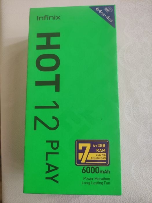 Infinix Not 12 Play. 64гб  2 сим катра