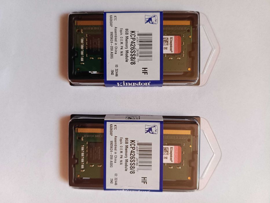 Memorie RAM SODIMM Kingston KCP426SS8/8 DDR4 8GB 2666MHz NOU / SIGILAT
