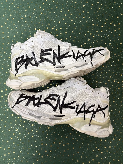 Balenciaga Runner Graffiti White Black