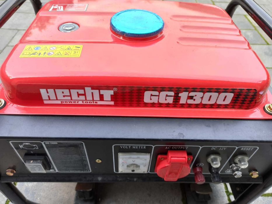 Монофазен бензинов генератор Hecht GG1300, 1.1 kw