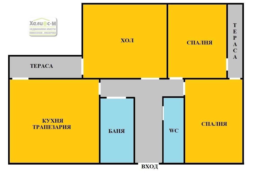 Продава се Тристаен апартамент в Монтана, Идеален център - 82 кв.м за 1244 €/кв.м - Снимка #16