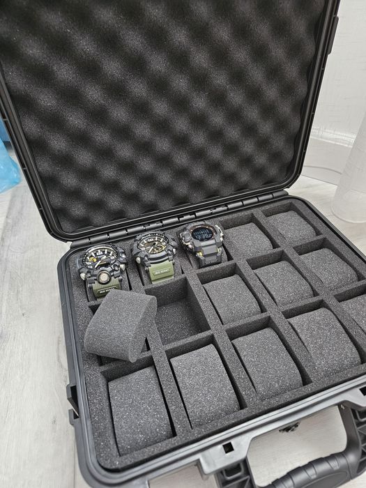 Valiza ceasuri, hardcase Gshock 8,10,12 sloturi