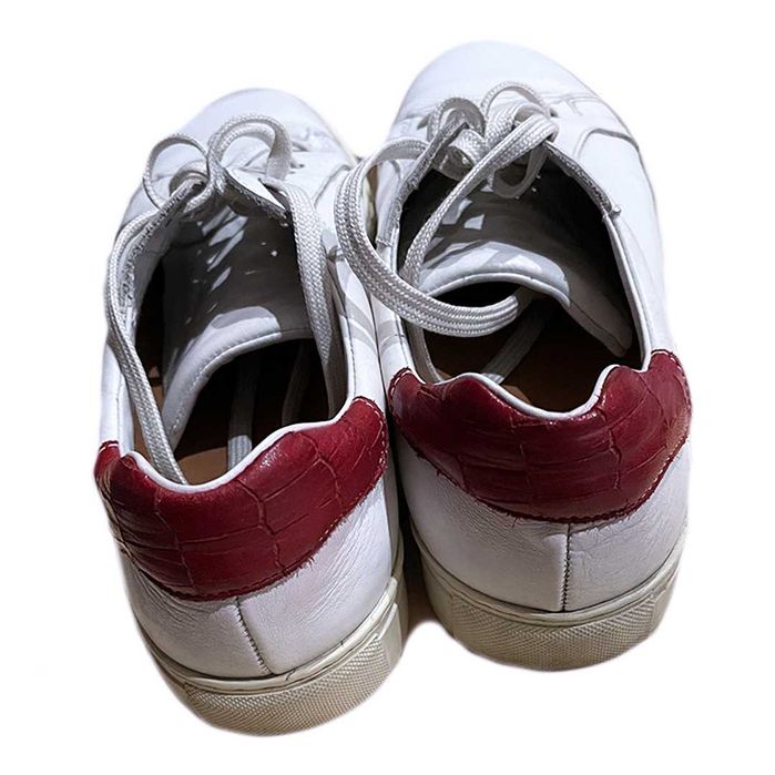 Кожаные мужские кеды