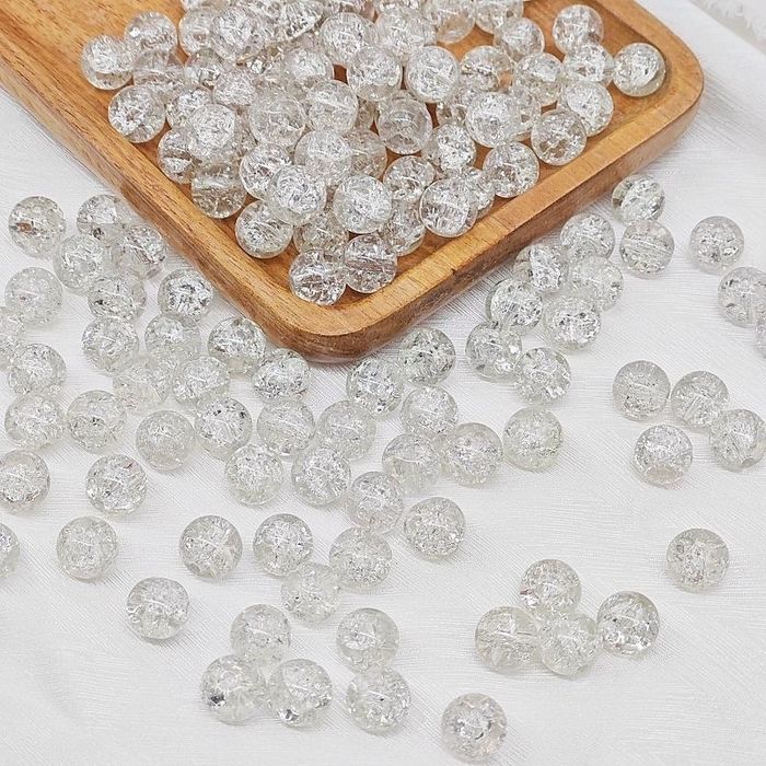 Стеклянные бусины для рукоделия 8мм