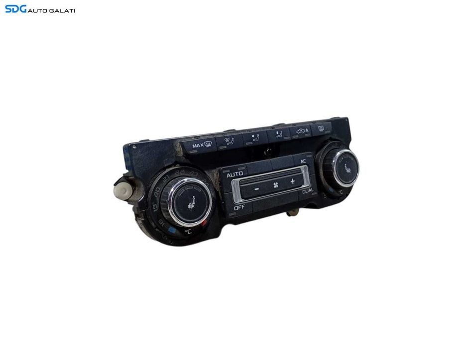 Panou Modul Unitate Comanda AC Aer Conditionat Clima Climatronic Dublu Dual Zone cu Incalzire in Scaune Scaune Skoda Octavia 2 2008 - 2013 Cod 3T0907044N [LC0897]