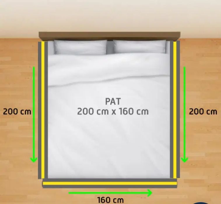 Gard protecție pat (pentru copii...pat 200 x 160)