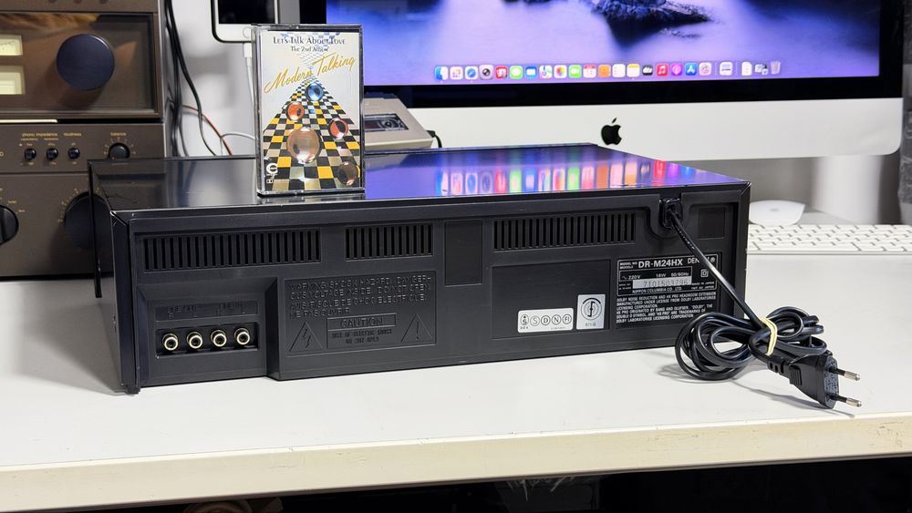 Denon DR-M24HX – Cassette Deck 3 Head, Closed Loop Dual Capstan, HX Pro, Dolby B/C, Bias, Rec Cal, Made in Japan