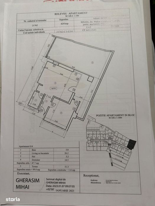 Apartament 2 camere Sinaia| Gradina 51 mp| Booking & Airbnb- Facilita
