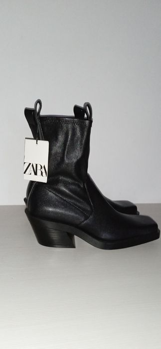 Cizme zara inalte,peste genunchi  ,din piele naturala,noi cu et
