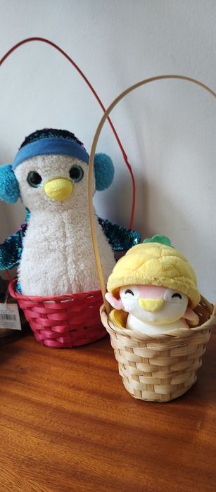 coșuleț și pinguin/ cadou de Paște pentru copii