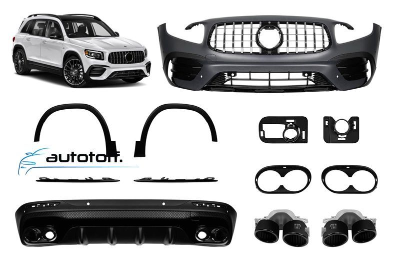 Pachet exterior compatibil Mercedes GLB X247 (2019+) 45AMG Design