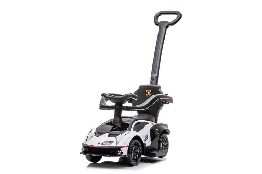 Masinuta premergator pt. copii 2 in 1, Lamborghini Essenza SCV12 White