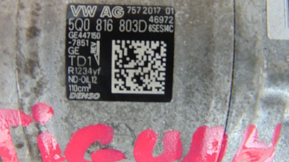 Compresor clima VW tiguan euro 6 Passat B8 Golf 7 touran audi a3 skoda octavia seat leon t cross t