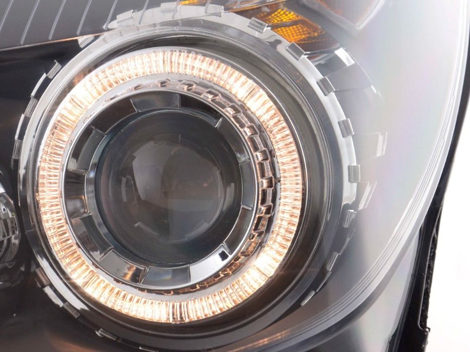 Faruri Opel Astra H Angel Eyes si Lupa DEPO