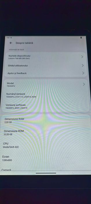 Tableta Lenovo tab M8,  8"