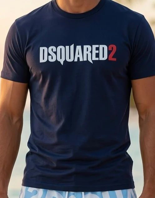 НАМАЛЕНИЕ! Оригинална мъжка тениска Dsquared. -  Размер Л - ЧИСТО НОВА