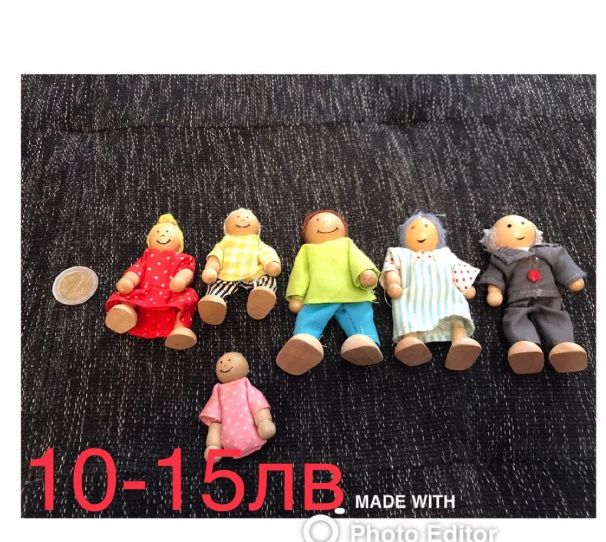 Дървено обзавеждане за къща за кукли