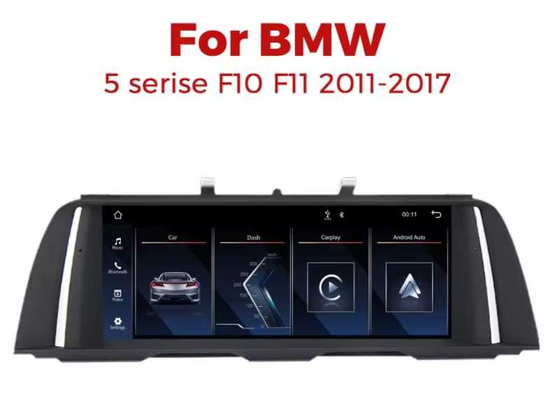 Linux Мултимедия за BMW F10 / F11 CIC | CarPlay, Android Auto